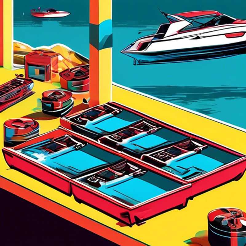 Plateaux de Batterie pour Bateaux RC