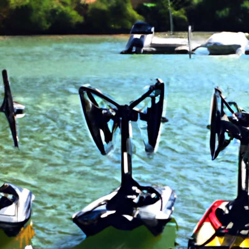 Motor Mounts for RC Boats: Close-up of a durable motor mount, ready for high-speed action.