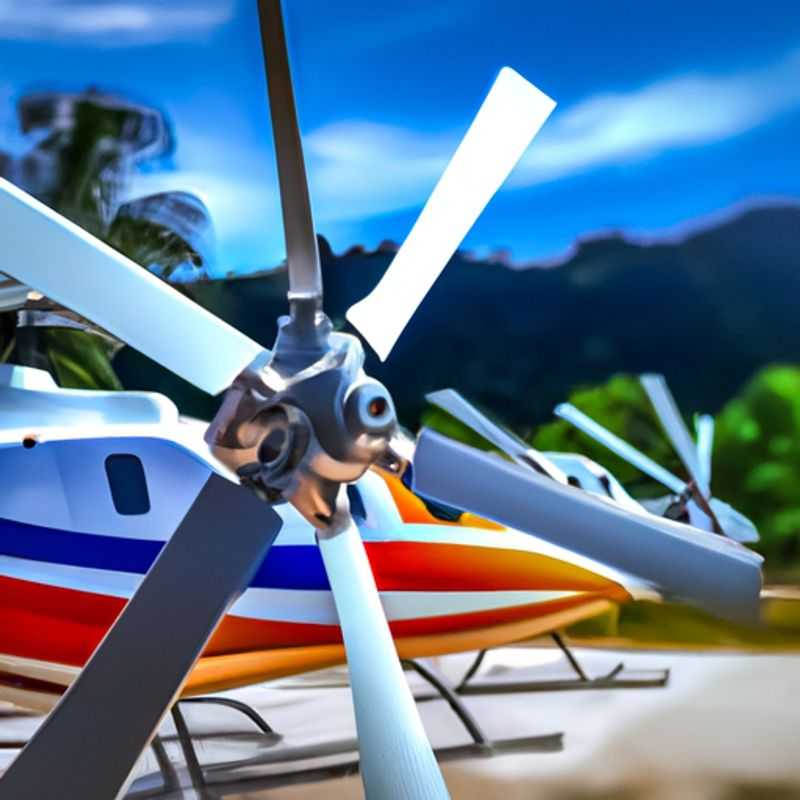 Pás do Rotor Principal para Helicópteros RC