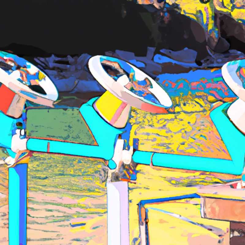 Close-up of a high-performance rudder system for RC boats.