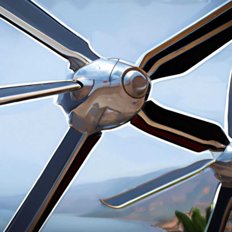 Close-up of Main Rotor Blades for RC Helicopters